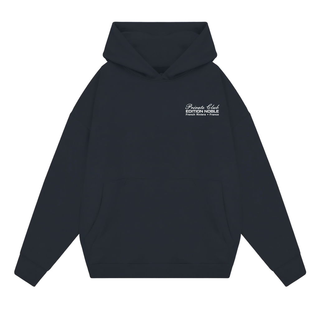 Hoodie French Riviera Navy Blue